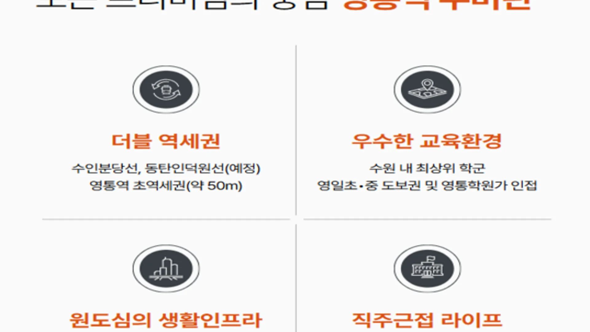 영통역 우미린 모델하우스 평면