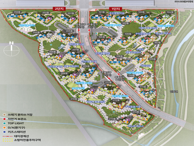 도안리버파크 단지설계